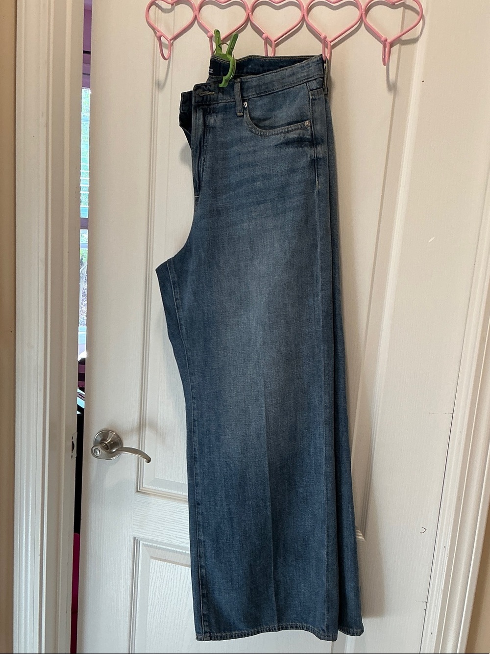 GAP Women’s Classic High Rise Wide-Leg Jeans - Blue 14R/32R